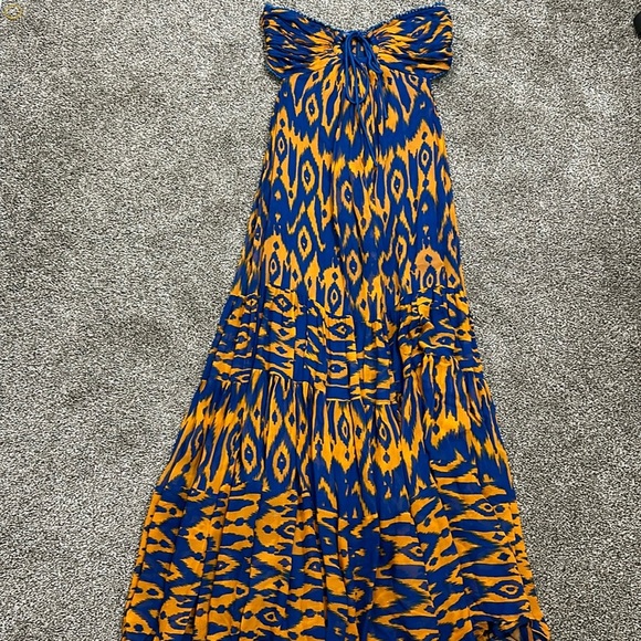 Anthropologie Verb by Pallavi Singhee Cut-Out Midi Dress Size Small - - Picture 2 of 11